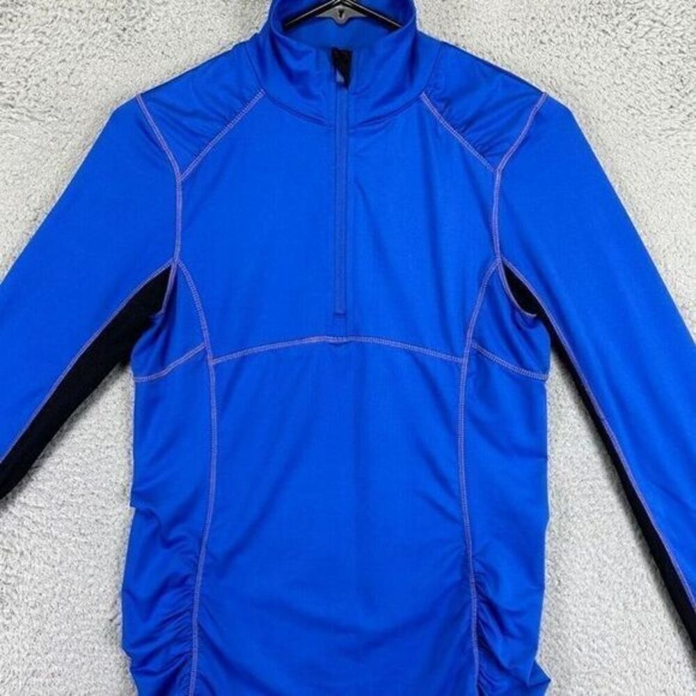 Kyodan Pullover Shirt Womens Small Blue Quarter Zip Running Activewear Ladies